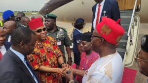 SHETTIMA ARRIVES ENUGU FOR SOUTH EAST DEVET COMMISSION EVENT