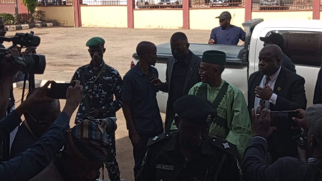 El Rufai arrives