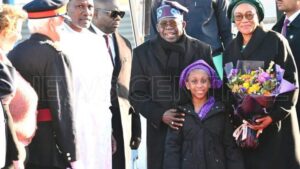 TINUBU & WIFE IN UK