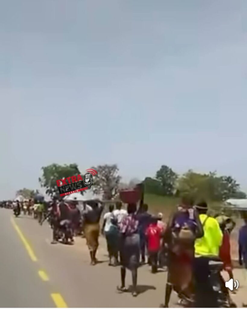 Residents flee