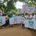 Alumni of unity colleges protest in Lagos, Abuja, Kano over controversial land swap deal at FGC Kano